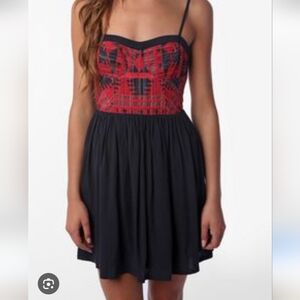 Anthropologie Staring At Stars Babydoll Dress Tribal Spaghetti Strap 2 Or tunic